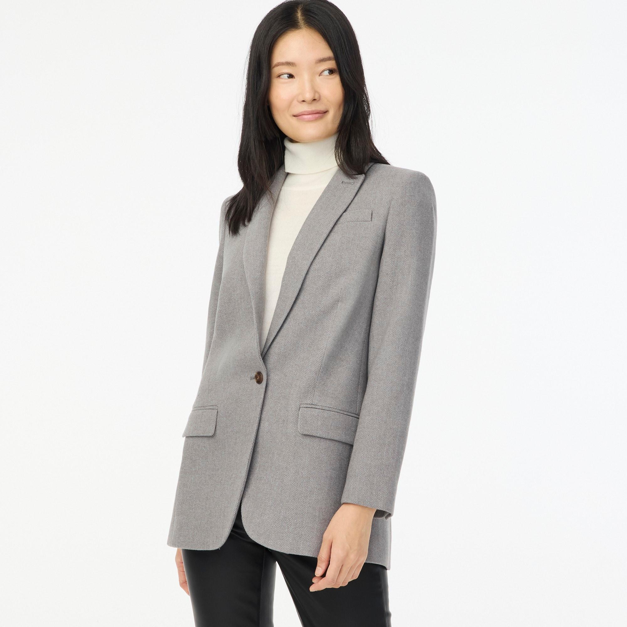 Relaxed one-button blazer Product Image