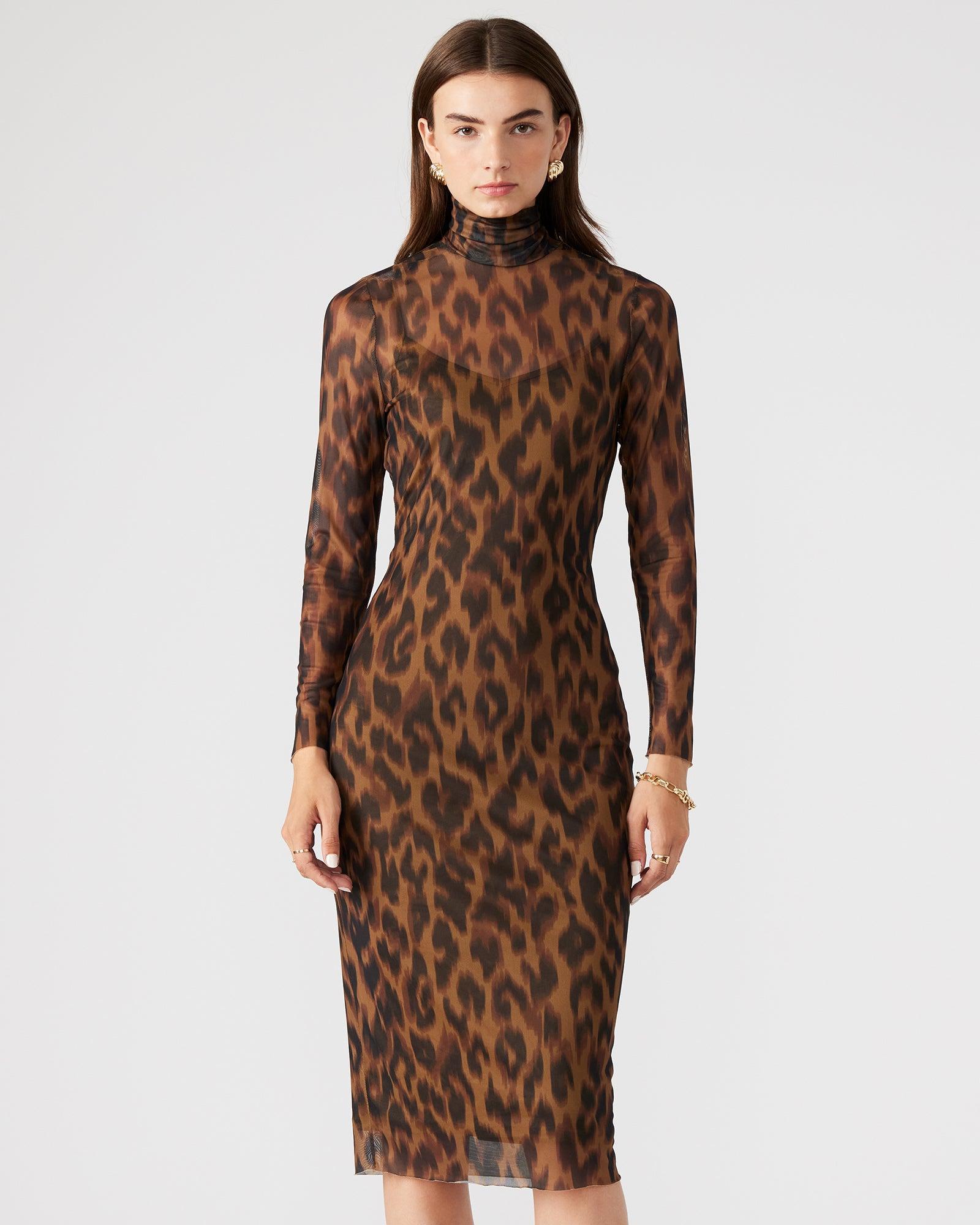 VIVIENNE DRESS LEOPARD Female Product Image