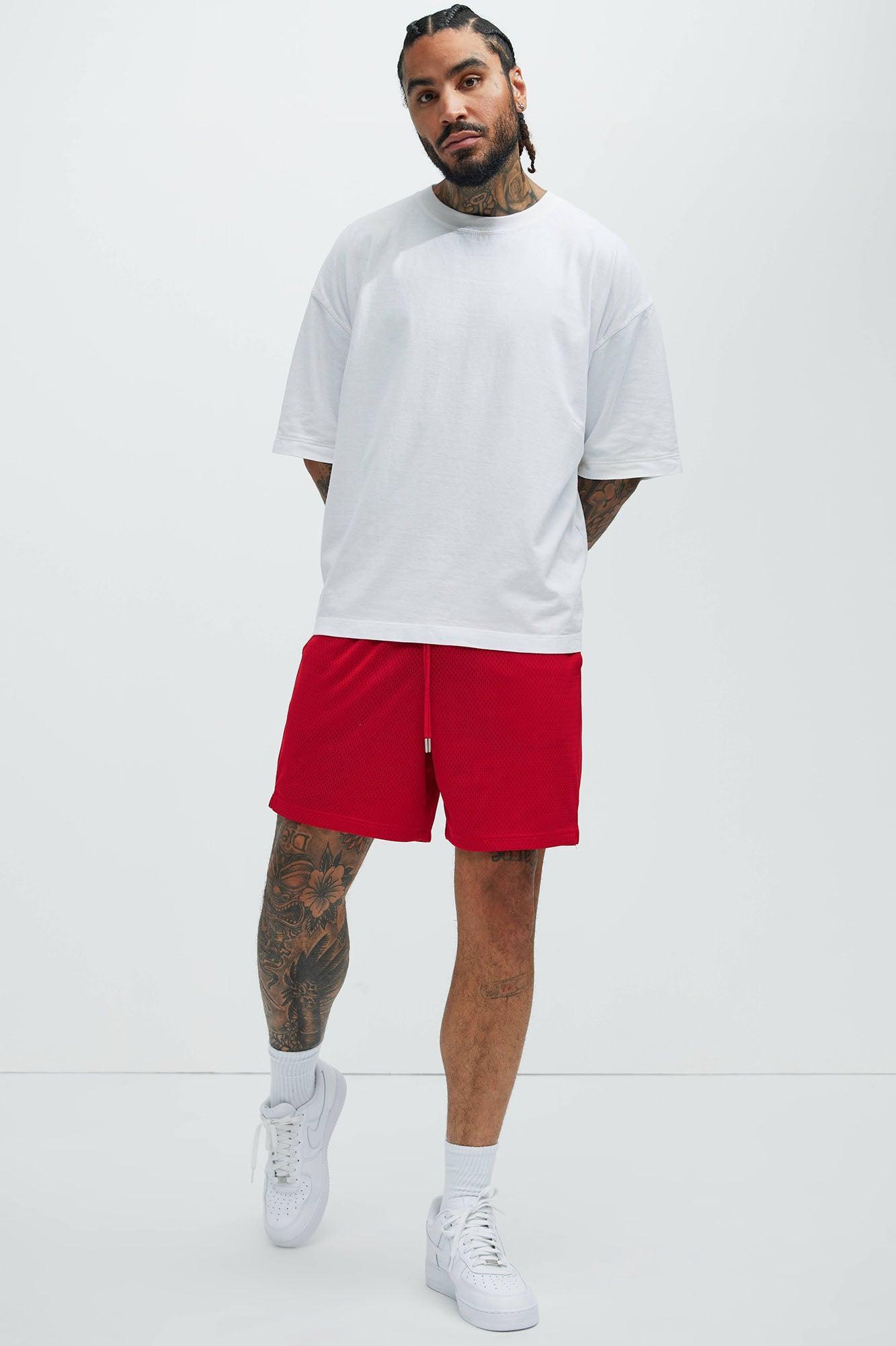 Ronnie Mesh Shorts - Red Product Image