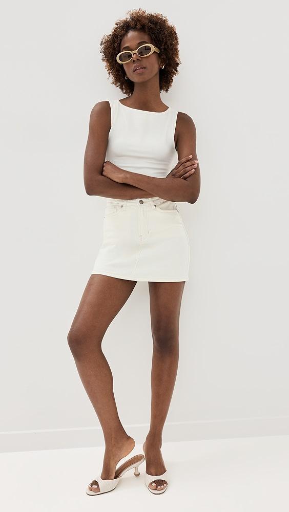 Reformation Lydia High Rise Denim Mini Skirt | Shopbop Product Image