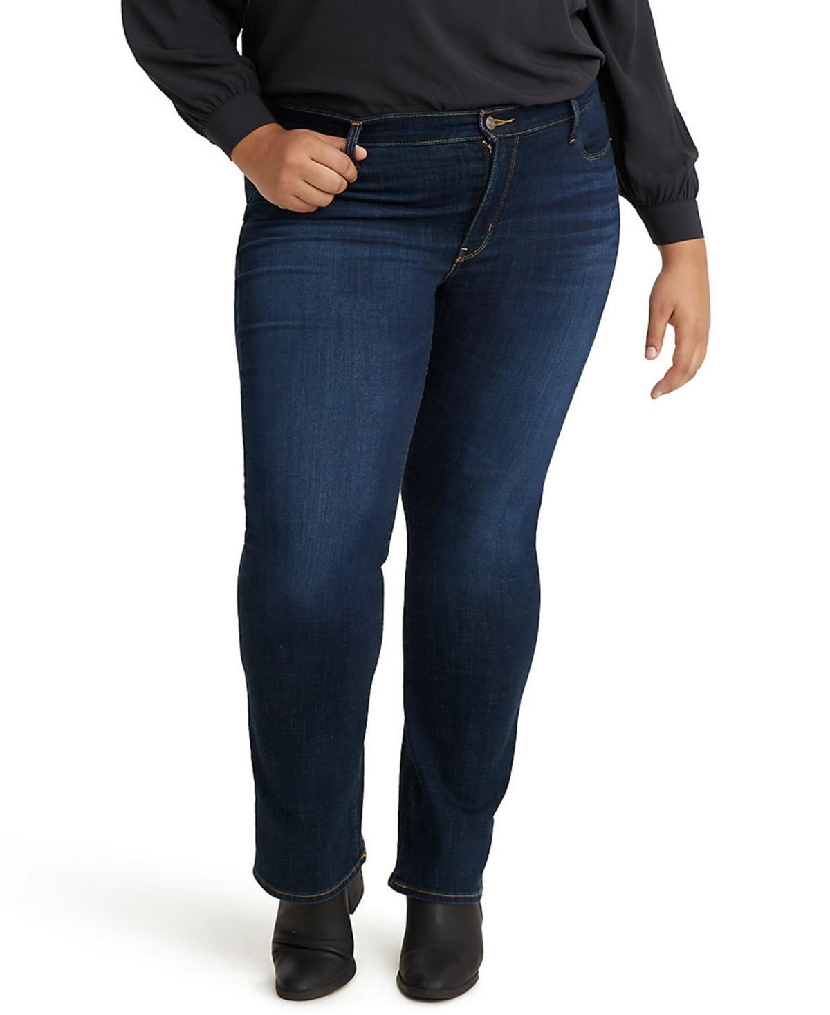 Plus Size Levis Classic Bootcut Jeans, Womens Med Blue Product Image