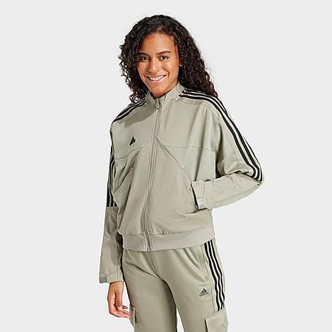 adidas Tiro Material Mix Track Jacket Black L Womens Product Image