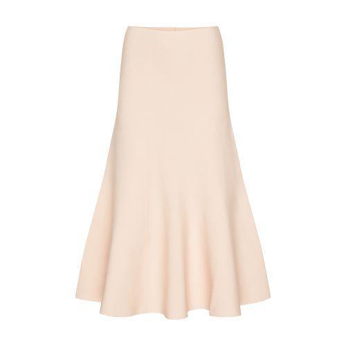 Fit & Flare Skirt In Peach Product Image