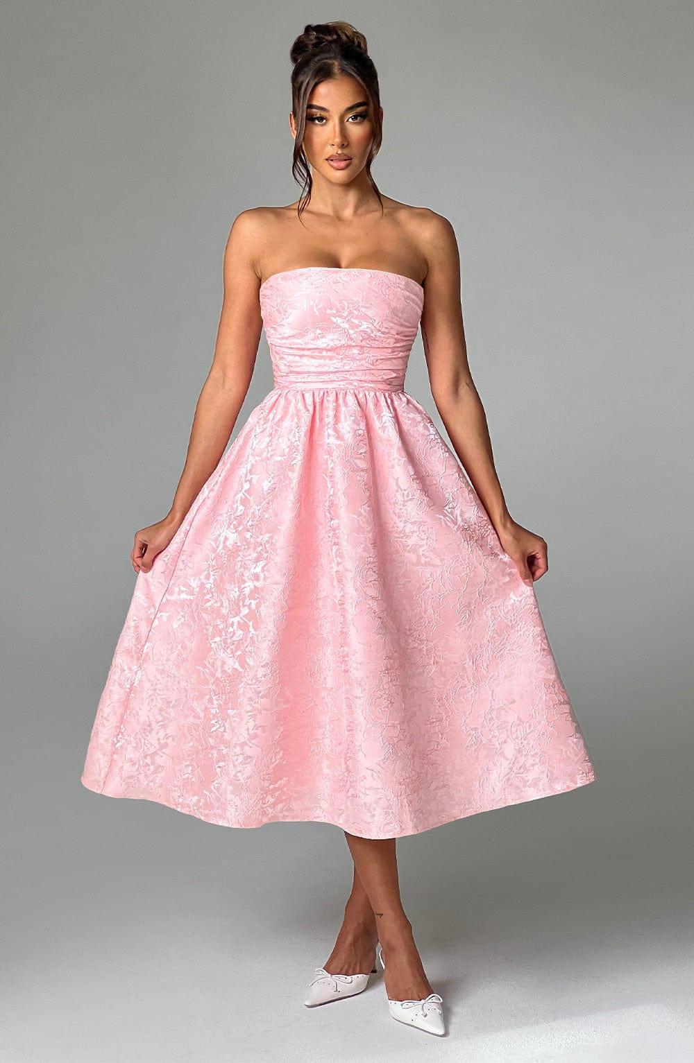 Saoirse Midi Dress - Blush Product Image