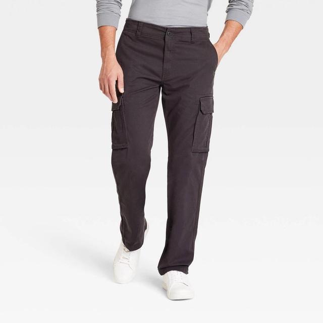 Mens Straight Fit Cargo Pants - Goodfellow & Co 36x32 Product Image