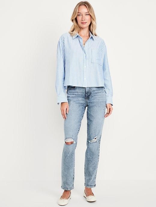 High-Waisted OG Straight Ankle Jeans Product Image