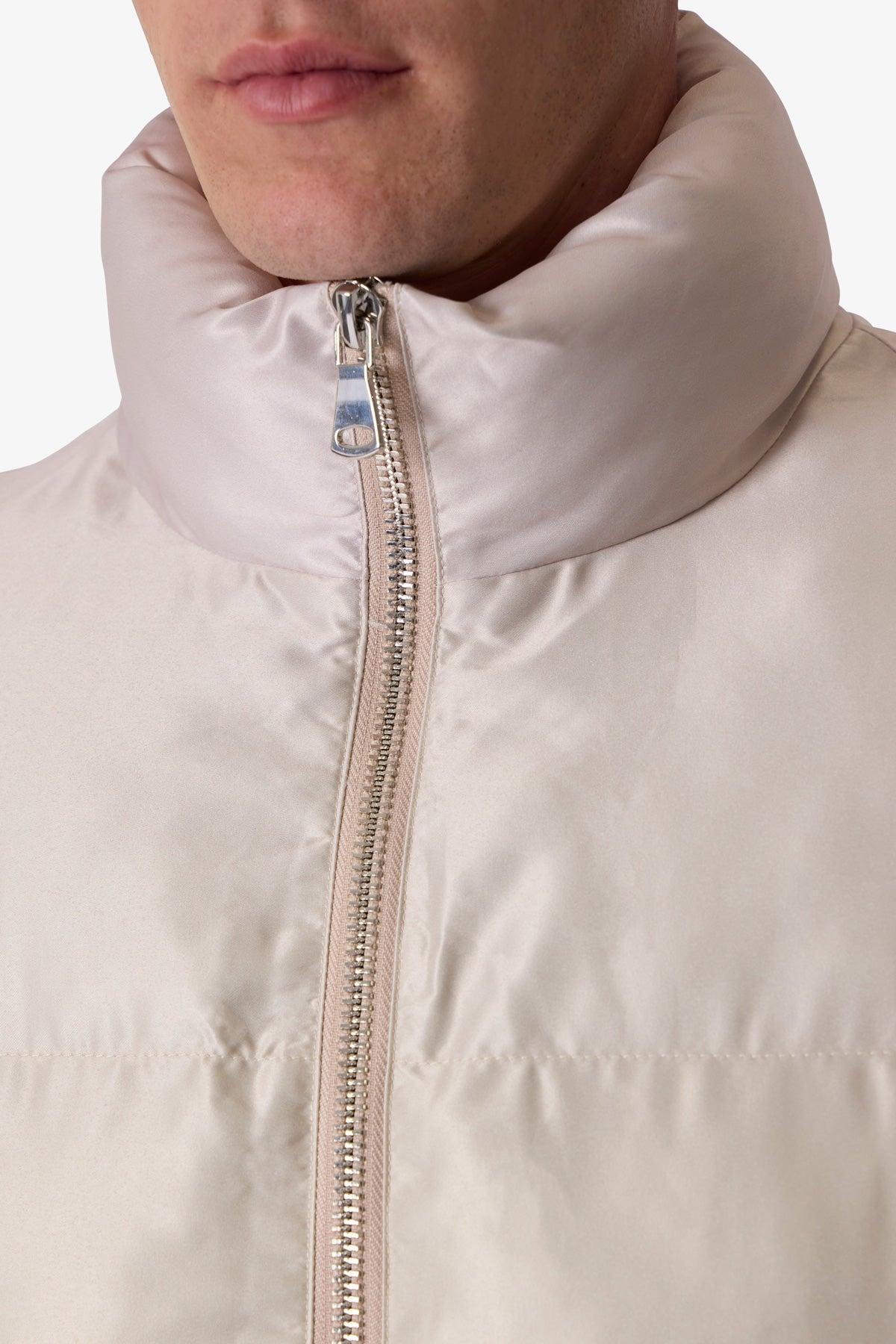 Ombre Puffer Jacket - Cream Product Image