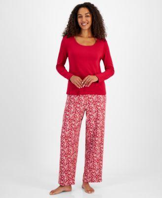 Women's Cotton Pointelle Sleep Tee, Created for Macy's Product Image