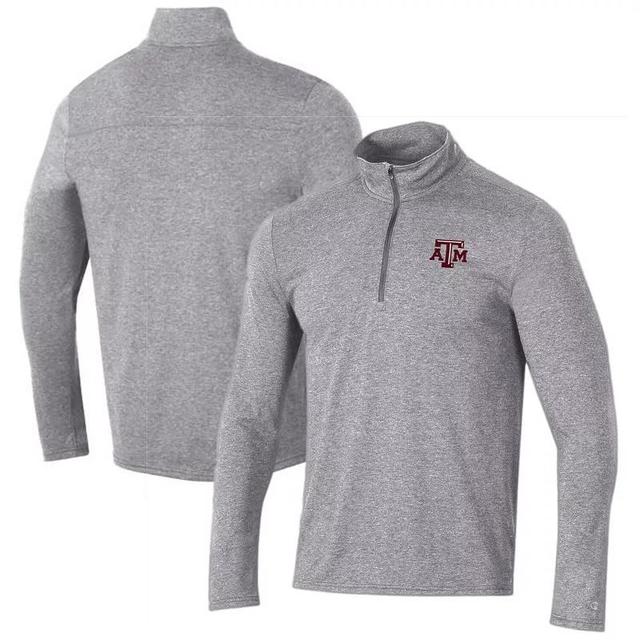 Mens Champion Heathered Gray Texas A&M Aggies Field Day Team Quarter-Zip Jacket Product Image