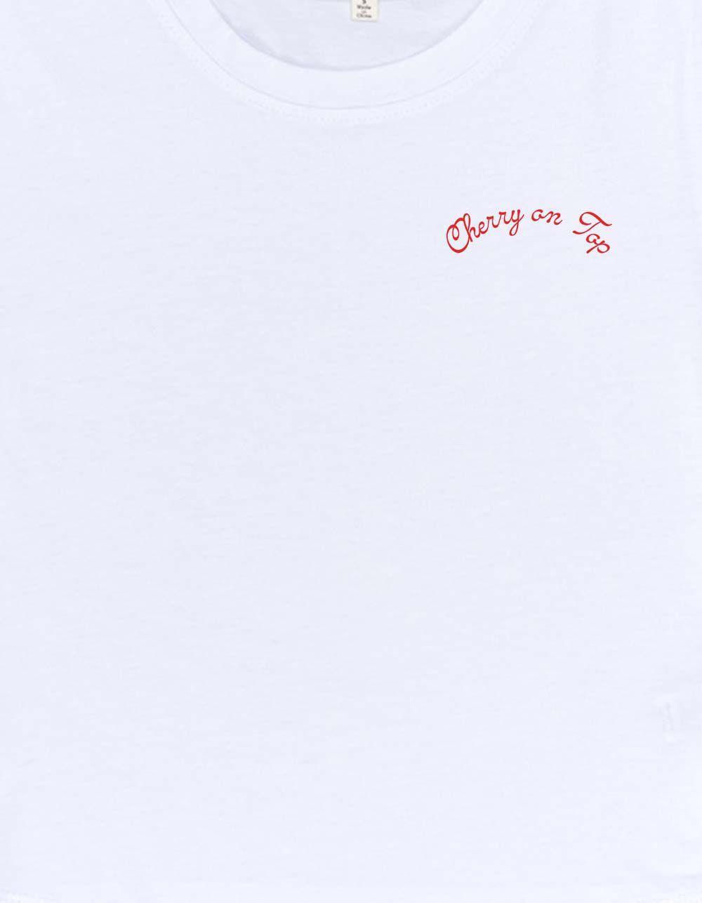 CHERRY On Top Womens Baby Tee Product Image