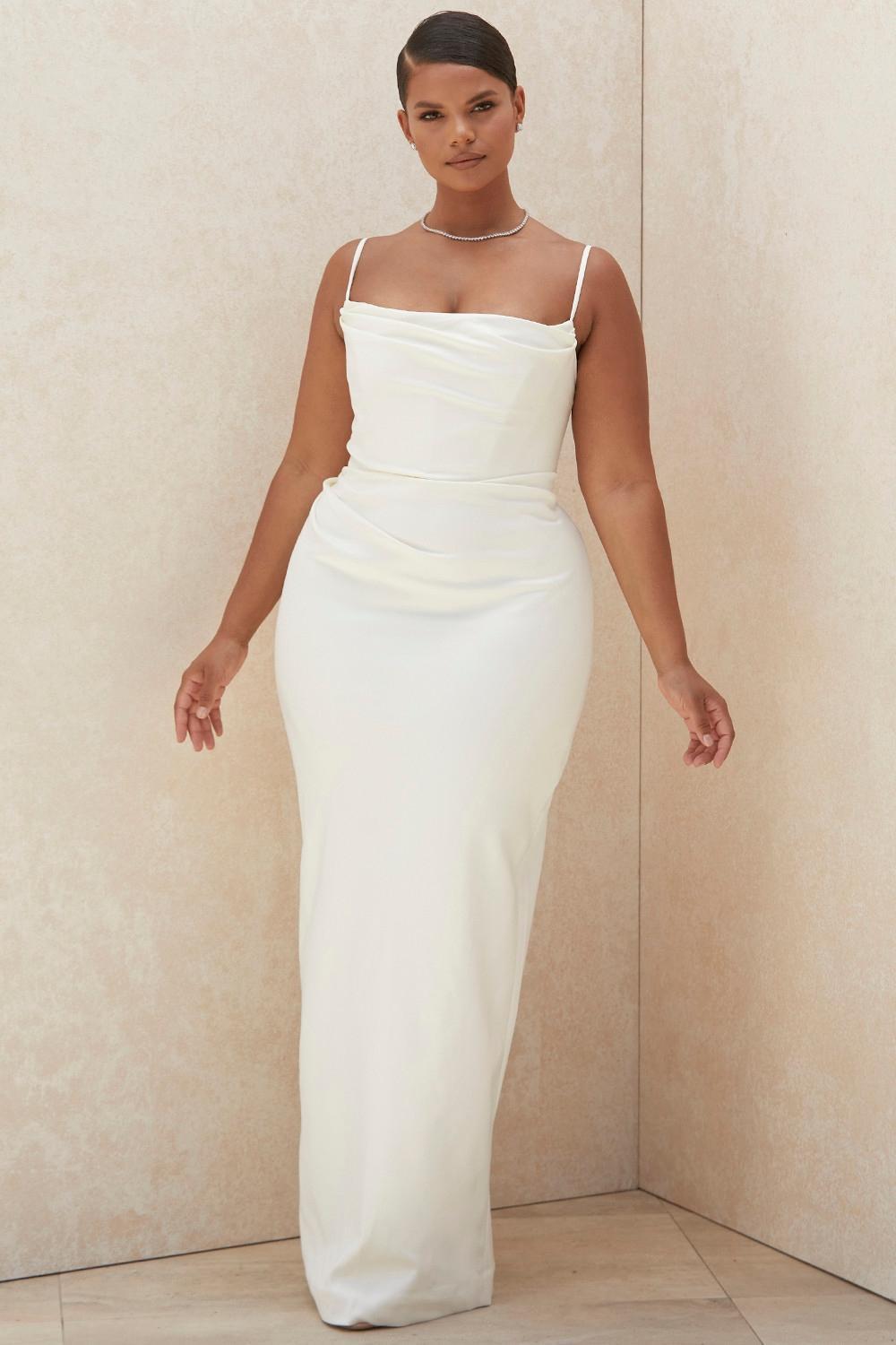 Margaux Ivory Draped Bridal Gown - Limited Edition Product Image