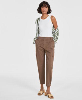 Women's Tapered Ankle-Length Cargo Pants, Created for Macy's Product Image