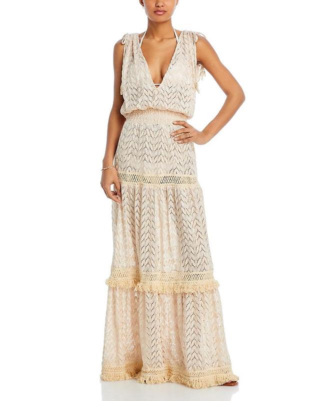 Dorothy Fringe-Trim Maxi Dress Product Image