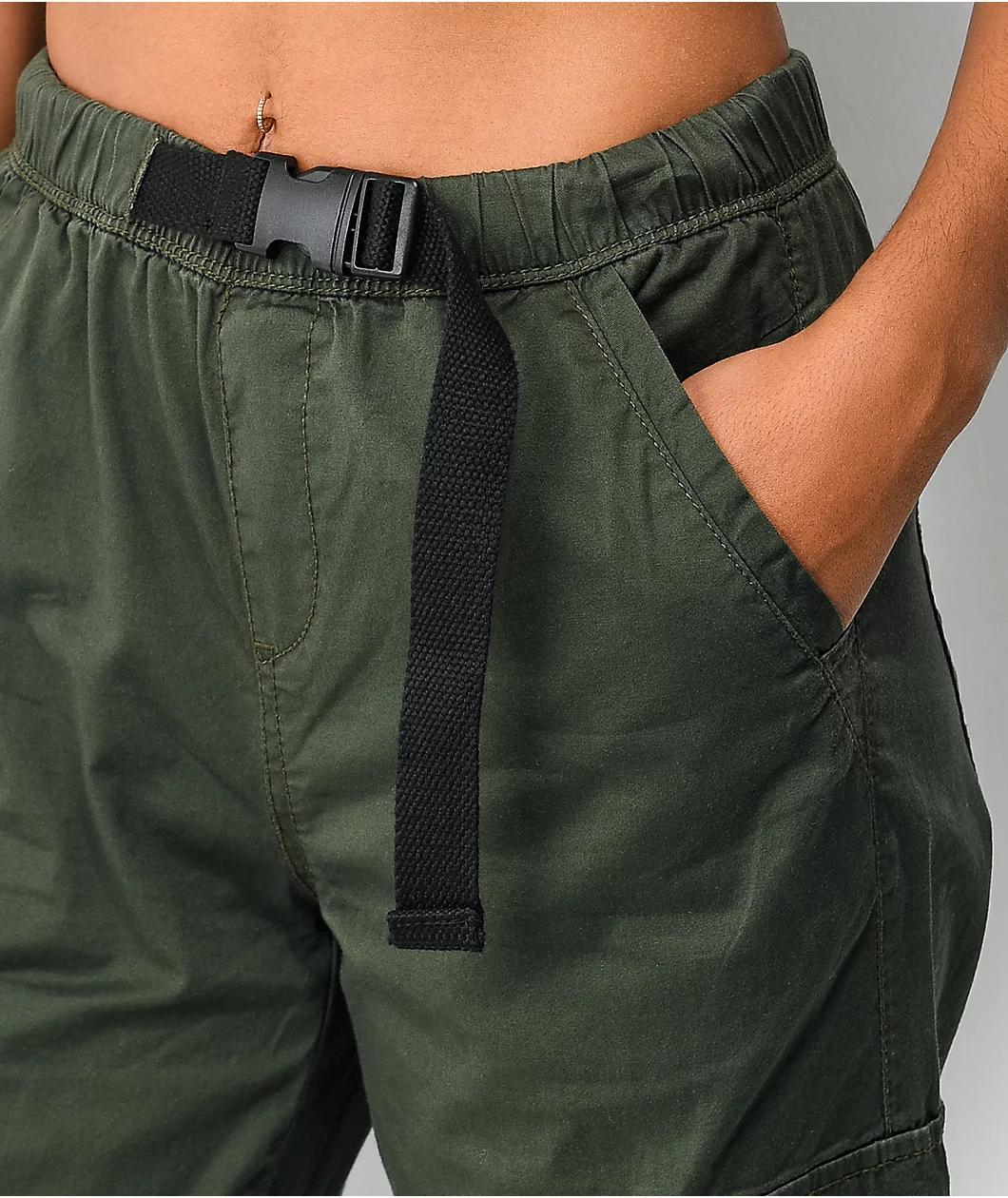 Unionbay Vaughn Green Cargo Jogger Pants Product Image