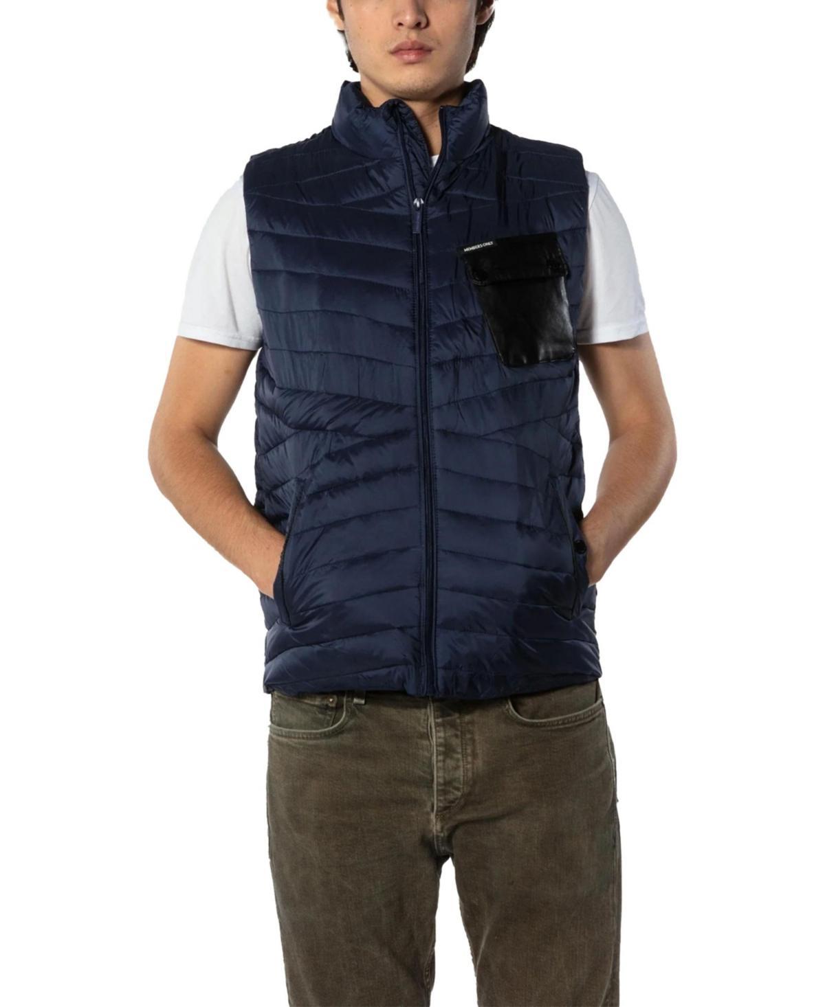 Members Only Mens Puffer Vest Jacket Product Image