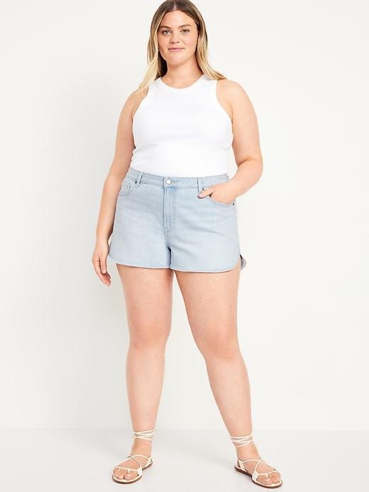 High-Waisted OG Jean Shorts -- 3-inch inseam Product Image