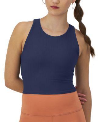 Women's Ribbed Soft Touch Racerback Crop Top product image