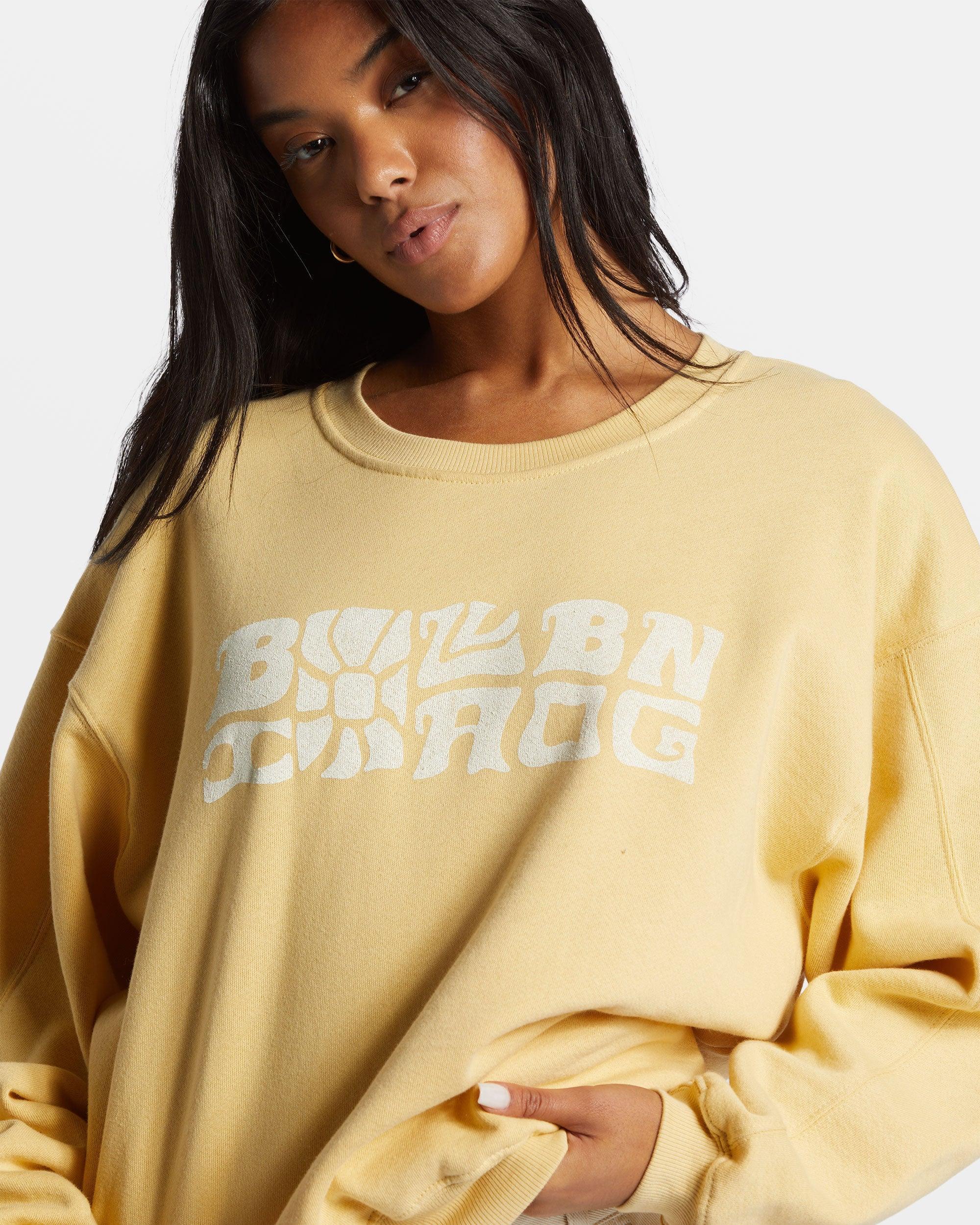 Twisties Kendall Pullover Sweatshirt - Pale Yellow Female Product Image