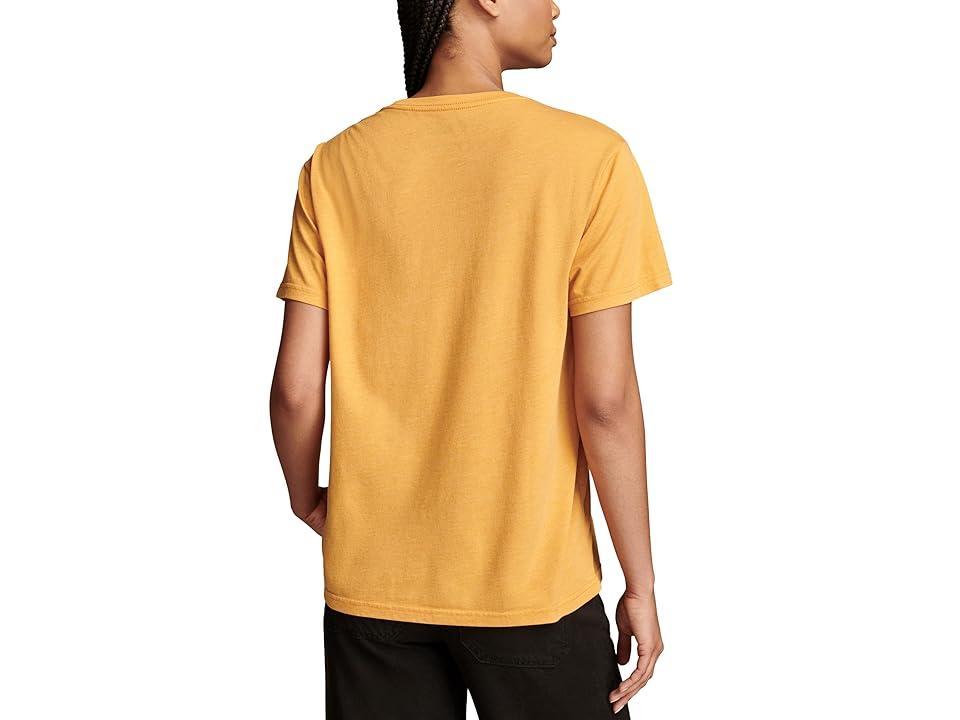 Lucky Brand Coca Cola Taste Treat Boyfriend Tee (Honey Yellow) Women's Clothing Product Image