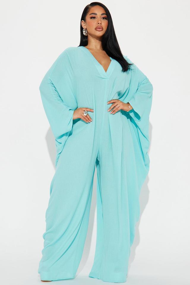 Lilah Jumpsuit - Aqua Product Image