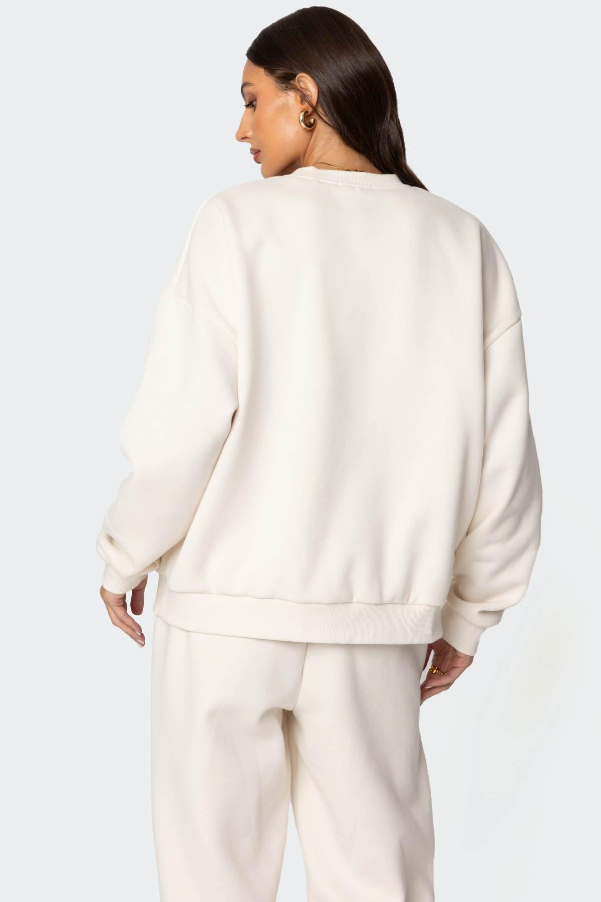 Edikted Babe Oversized Sweatshirt Product Image