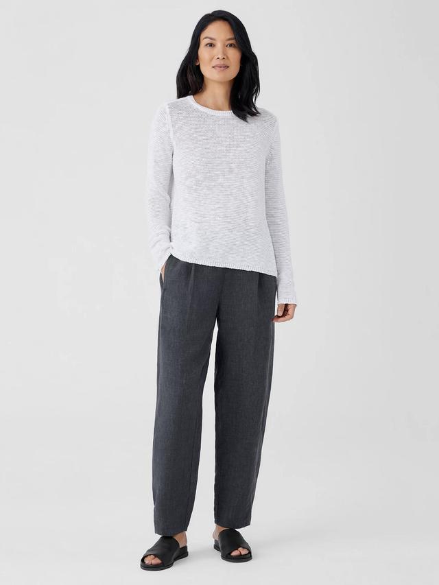 EILEEN FISHER Washed Organic Linen Délavé Lantern Pantfemale Product Image