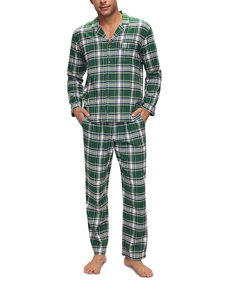 Eberjey 2-Pc. Cotton Brushed Flannel Pajama Set Product Image