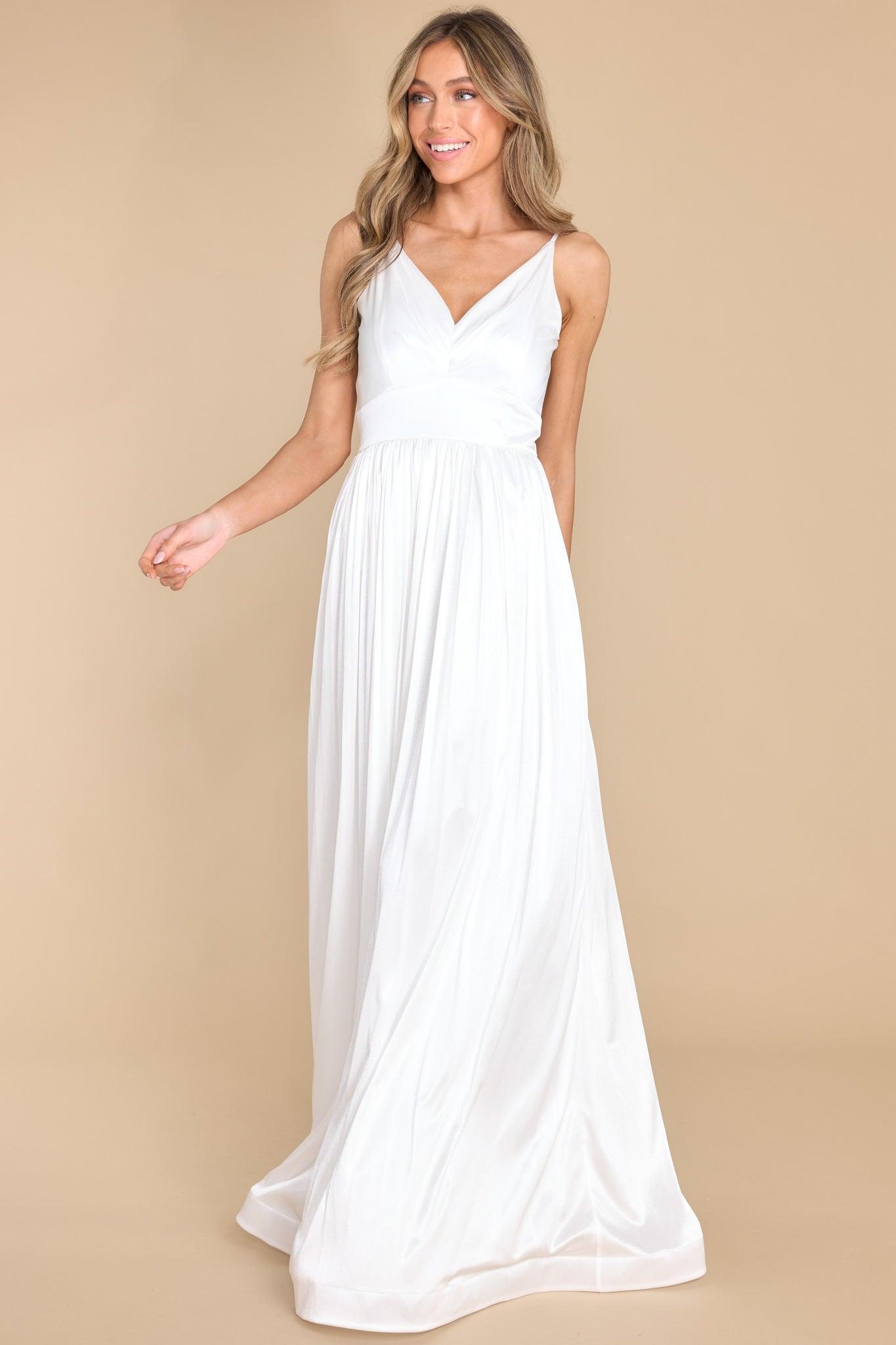 Catch The Wind Ivory Maxi Dress Product Image