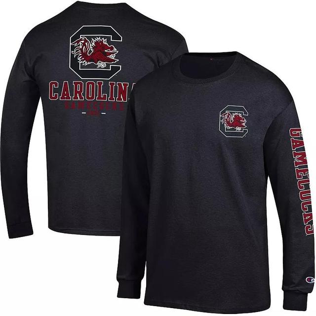 Mens Champion South Carolina Gamecocks Team Stack 3-Hit Long Sleeve T-Shirt Product Image