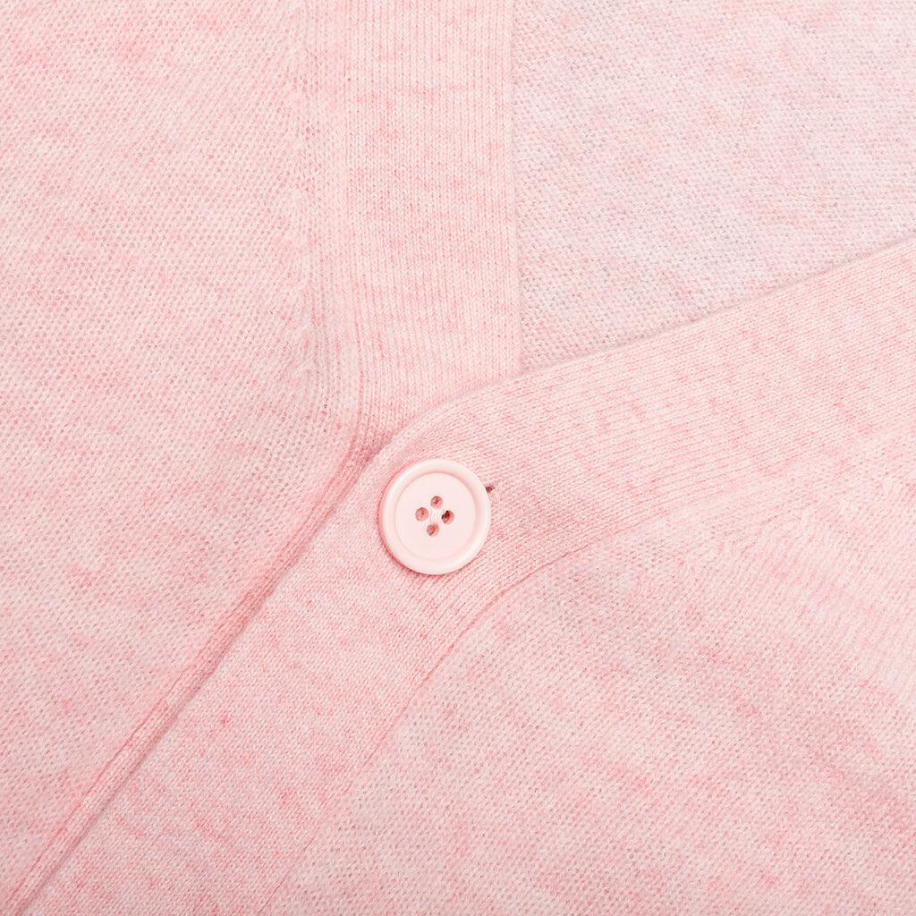 Wool Knit Cardigan - Faded Pink/Melange Male Product Image