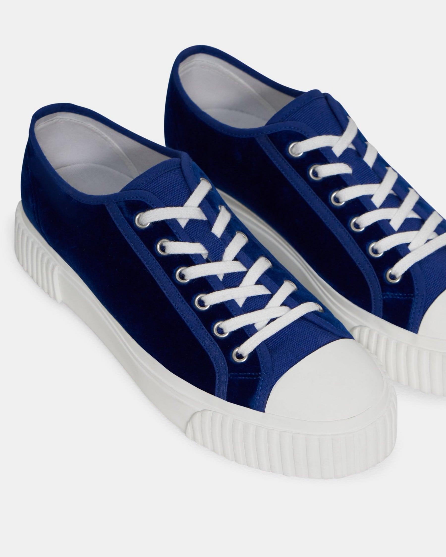 Low-Top Velvet Sneaker Product Image