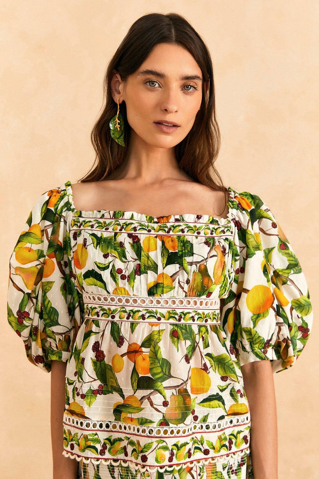 Off-White Fruit Orchard Blouse Product Image