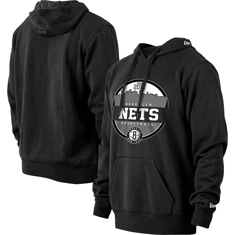 Mens New Era Brooklyn Nets Localized Pullover Hoodie Product Image