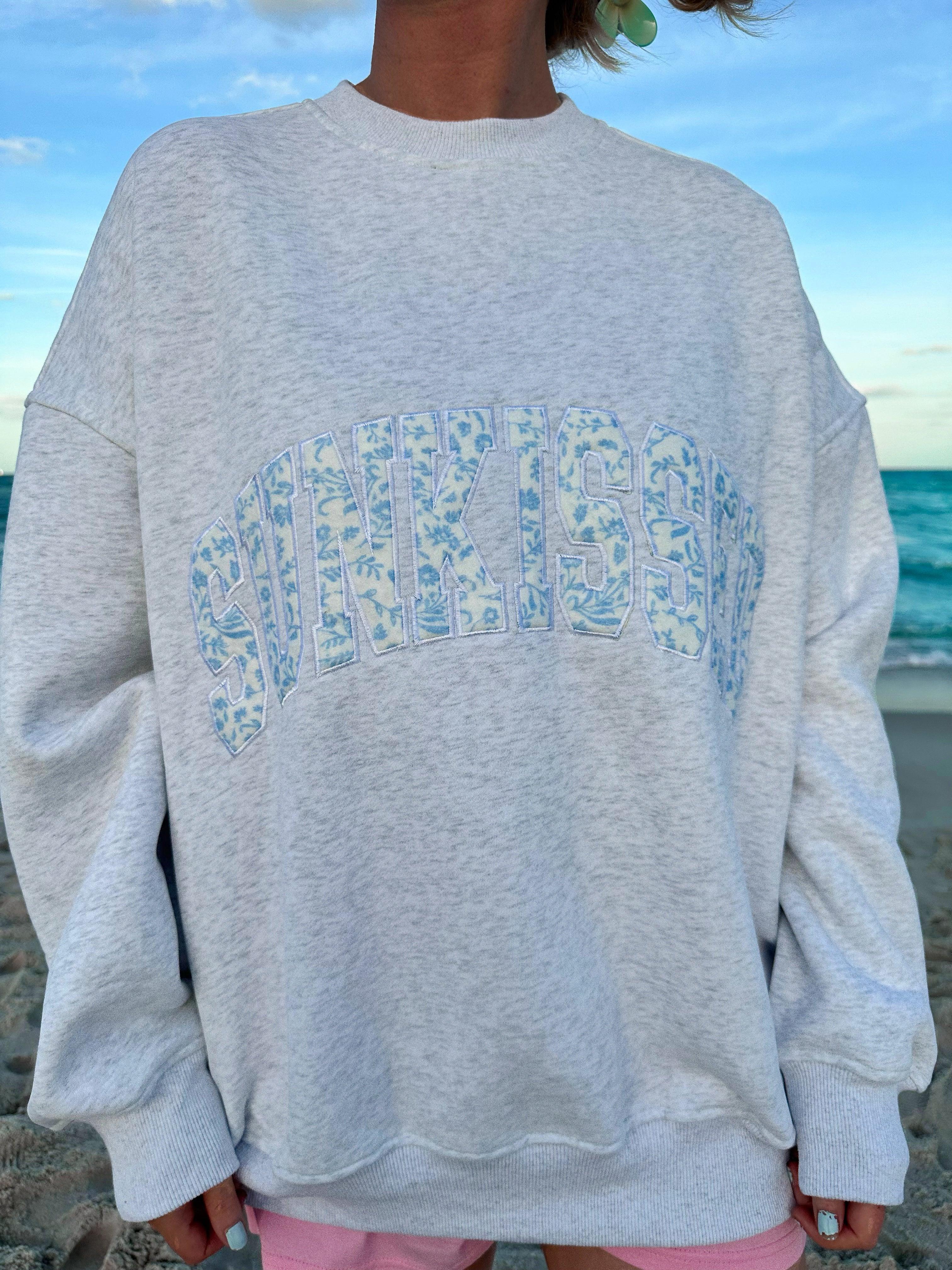 Floral Sunkissed Embroider Sweatshirt Product Image