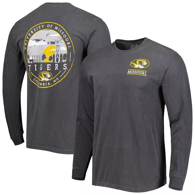 Mens Black Missouri Tigers Circle Campus Scene Long Sleeve T-shirt Product Image