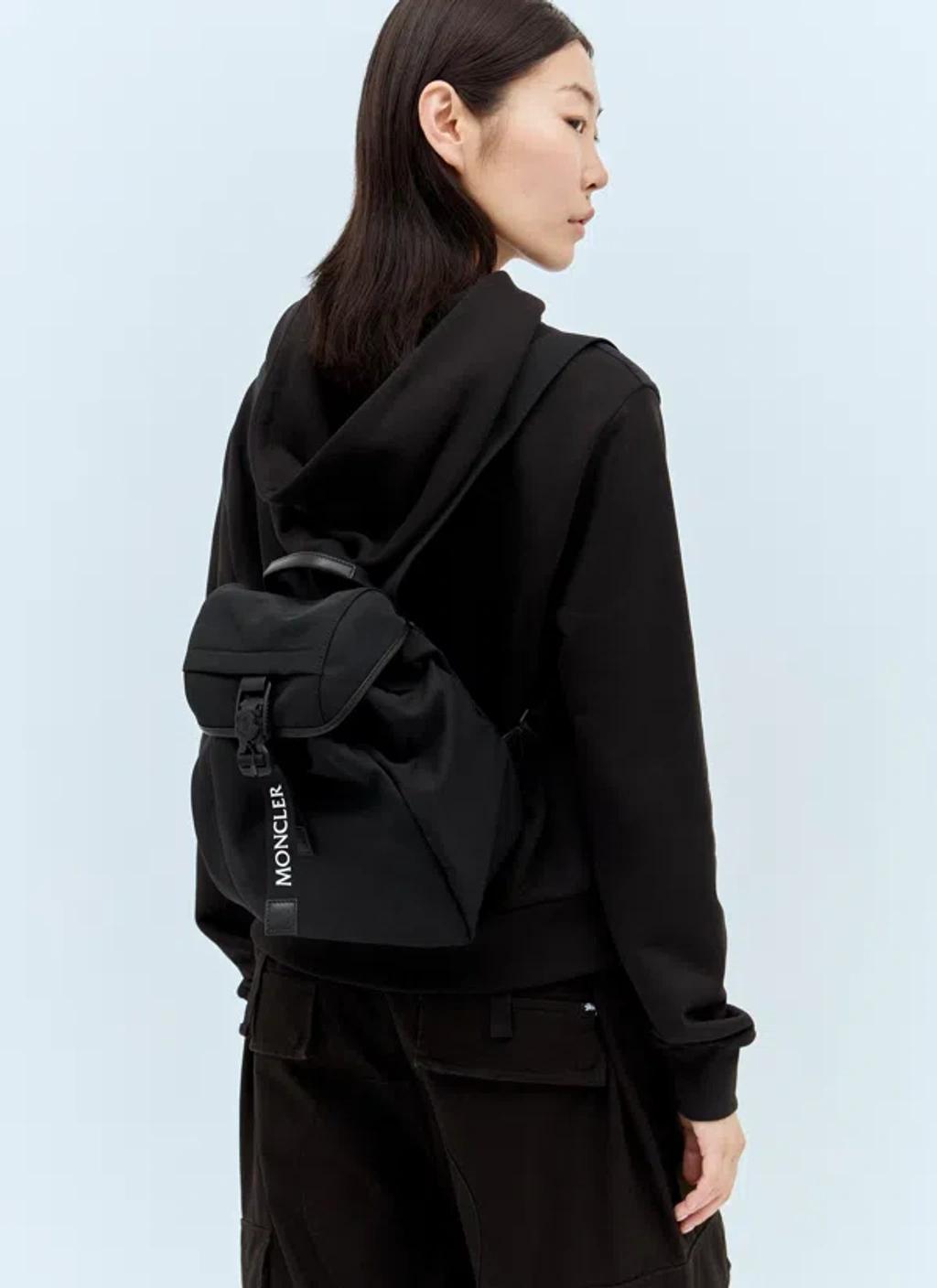 MONCLER Trick Backpack In Black Product Image