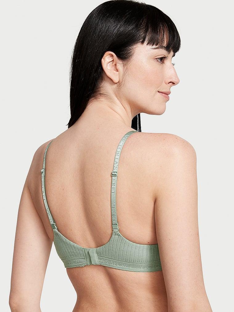 Lightly Lined Pointelle Wireless Bra Product Image