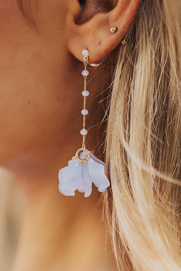 Starry Sky Soiree Earrings In Sky Blue Product Image