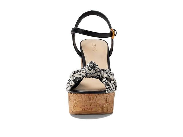 GUESS Yipster (Black Logo Multi) Women's Sandals Product Image