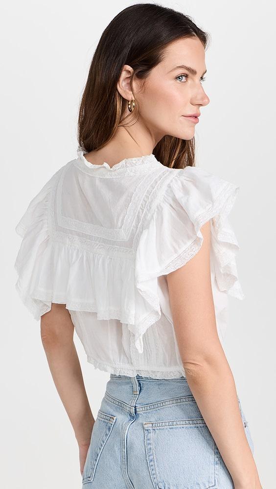 LoveShackFancy Nora Top | Shopbop Product Image