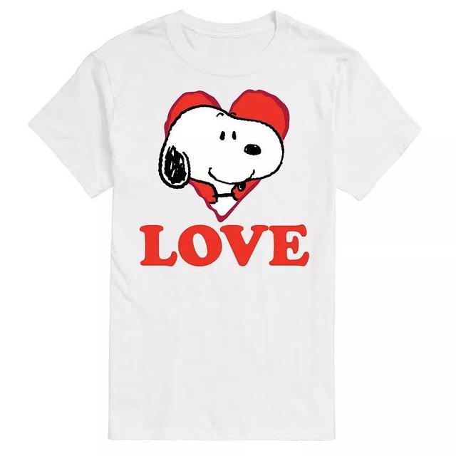 Mens Peanuts I Love Snoopy Tee Product Image