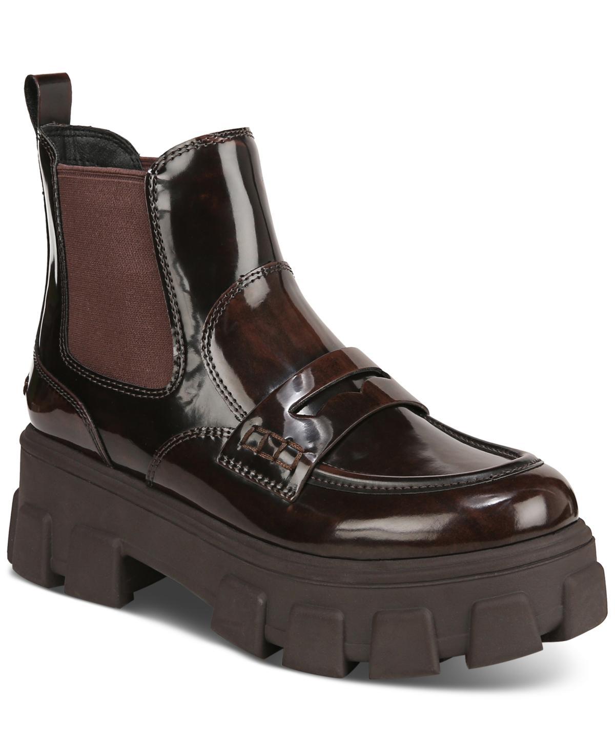 Circus Ny by Sam Edelman Womens Dia Tailored Platform Lug-Sole Chelsea Booties Product Image