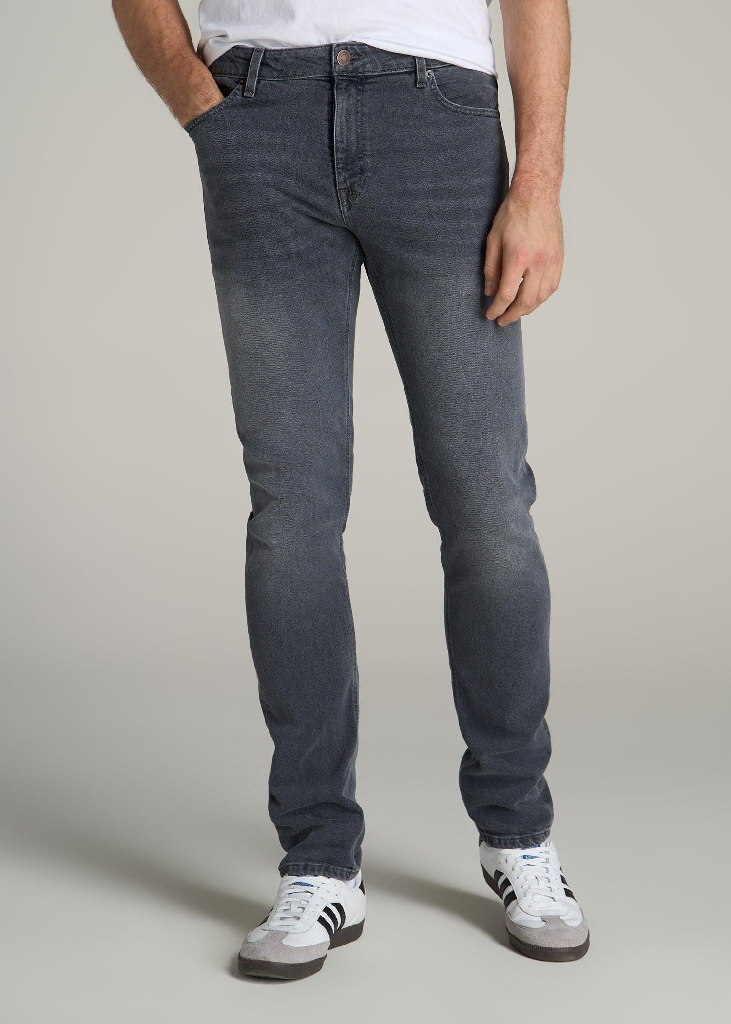 Americana Collection Dylan Slim Fit Jeans For Tall Men in Wolf Grey Male Product Image