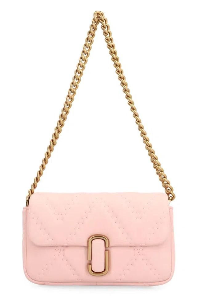 MARC JACOBS J Marc Leather Mini Crossbody Bag In Pink Product Image