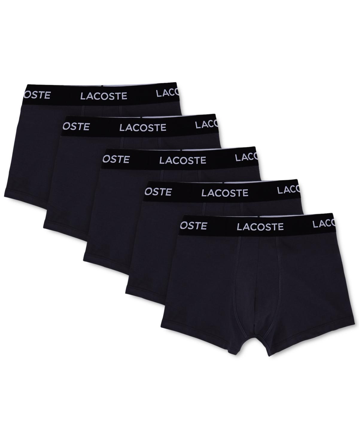 Lacoste Mens 5 Pack Cotton Trunk Underwear Product Image