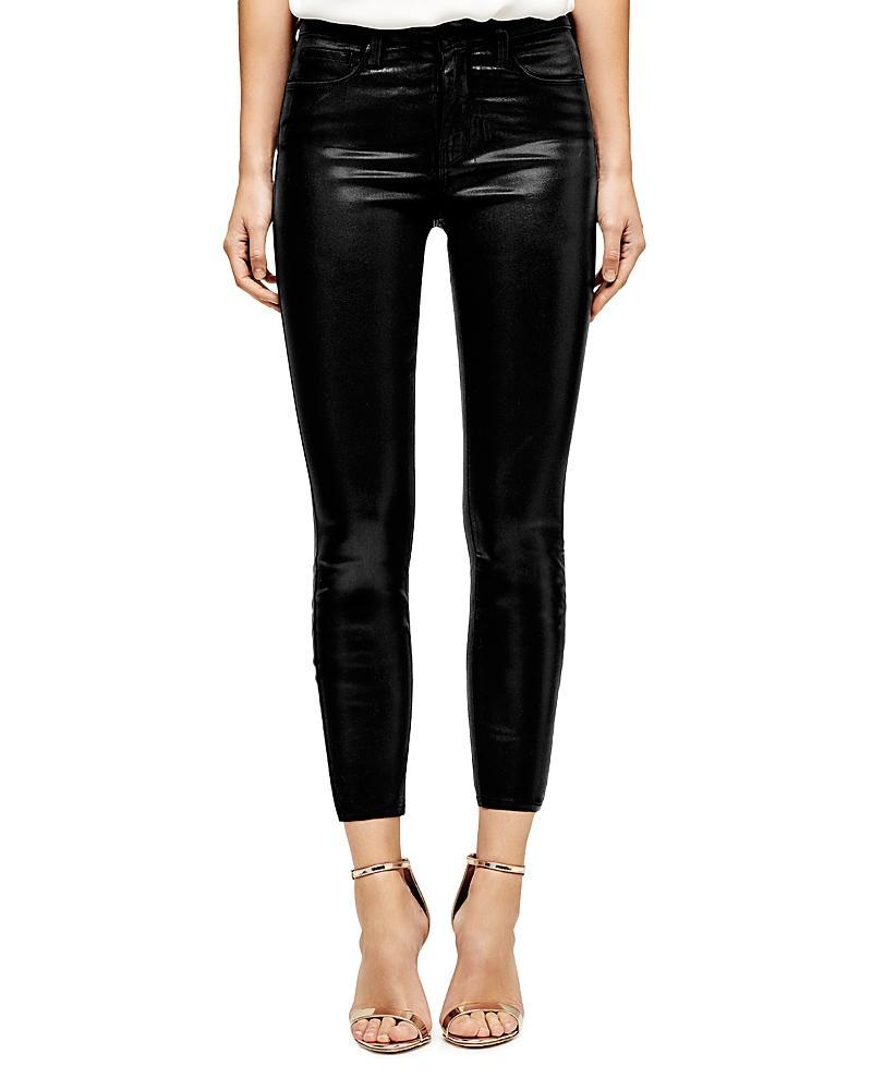 LAGENCE Margot Coated Jean In Black Coated Product Image