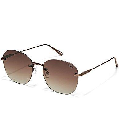 Quay Australia Jezabell 53mm Rimless Aviator Sunglasses Product Image