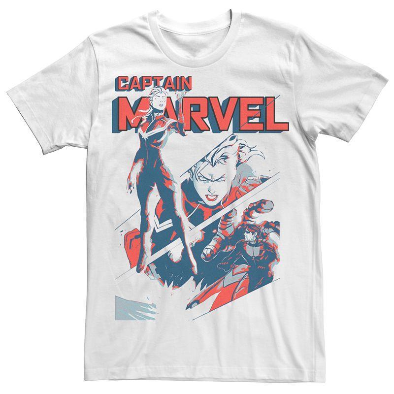 Mens Captain Marvel Retro Tee Product Image