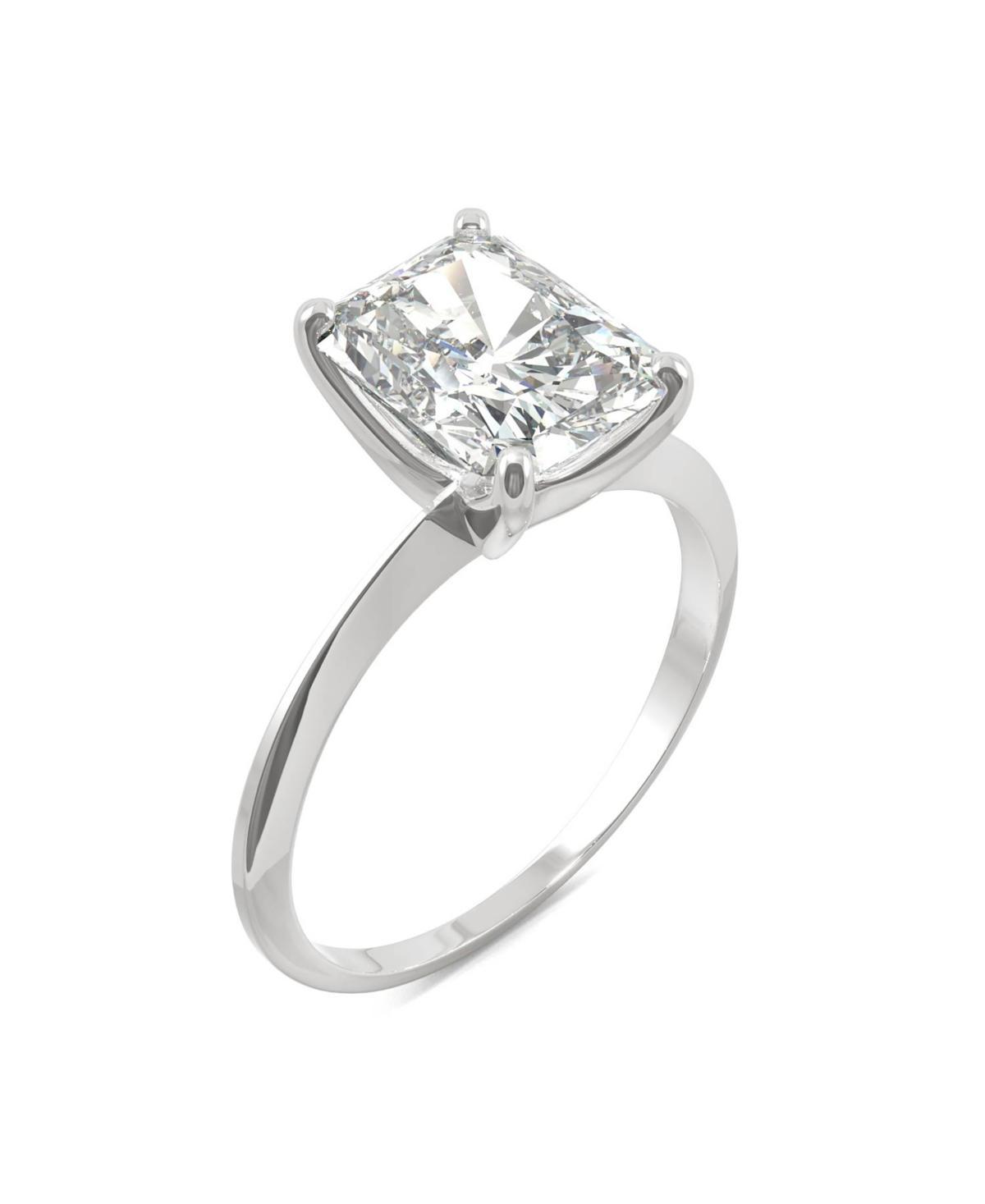 Charles & Colvard 2.7 Ct. T.w. Lab Created Moissanite Radiant Solitaire Ring, White, 8 Product Image