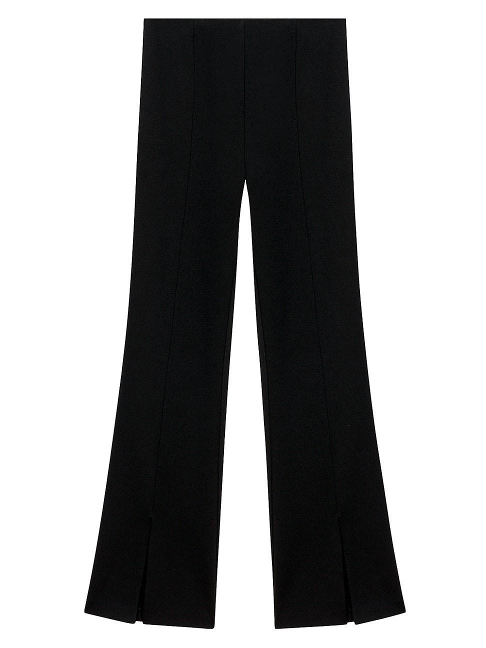 Womens Pomelo Slim Flare Trousers - Black - Size 4 - Black - Size 4 Product Image